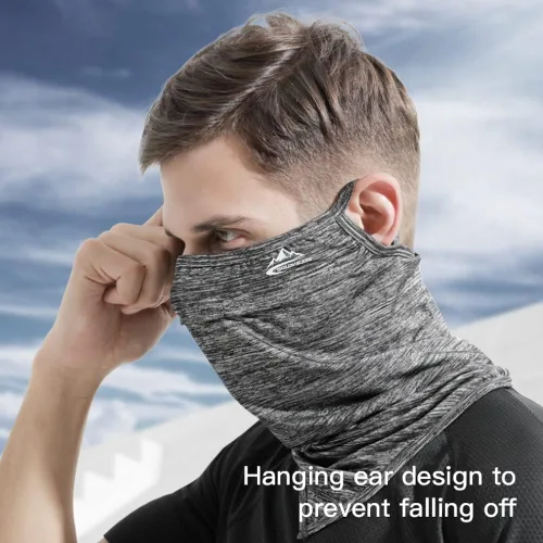 Vista 5 de Máscara facial de verano para motocicleta de hielo frío para hombre pasamontañas pañuelo para la cabeza para correr ciclismo pesca al aire libre