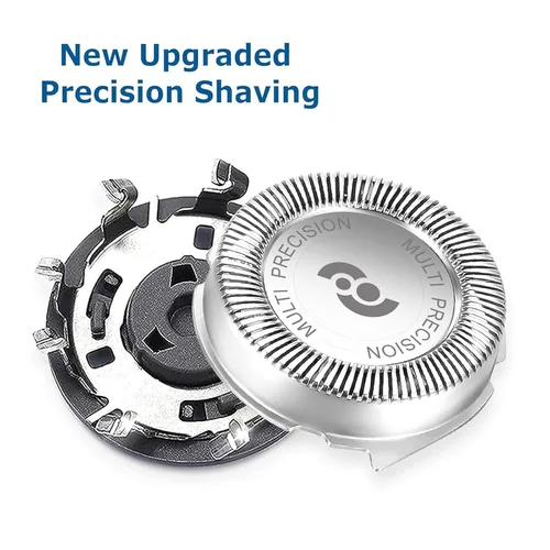 Vista 3 de HQ8 Cabezales de repuesto para afeitadoras Philips Norelco, cabezales HQ8 compatibles con afeitadoras Philips Norelco HQ8505 AT815 AT810, paquete