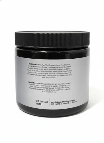 Vista 2 de KERA FRUIT Mascarilla para el cabello acondicionador profundo – Queratina y extractos de frutas para reparación, hidratación y brillo del cabello