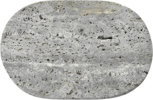 Vista 5 de Creative Co-Op Jabonera Travertino, Gris