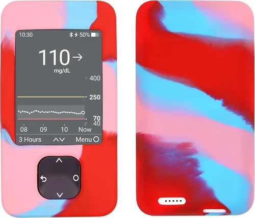 Vista 7 de Funda suave de silicona para receptor Dexcom G6 y Dexcom G7 (verde)