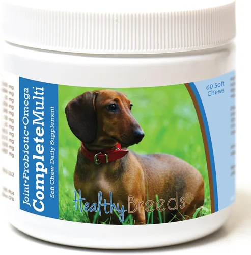 Vista 152 de Healthy Breeds Affenpinscher todo en uno multivitamínico suave masticable 60