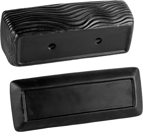 Vista 7 de [Usado] MyGift Maceta de cerámica de 12.5 pulgadas, moderna maceta rectangular texturizada para suculentas con diseño de ondas y platillo extraíble