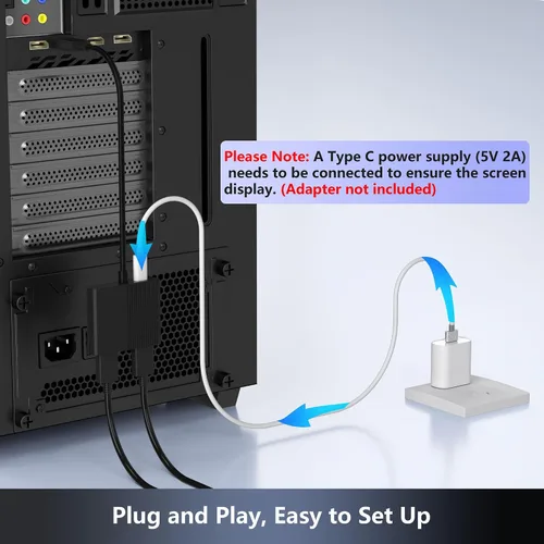 Vista 6 de Displayport MST Hub, 4K@120Hz Display Port Splitter for Dual Monitors, DP to Dual DP Adapter 1 in 2 Out, DisplayPort Splitter Extended Display
