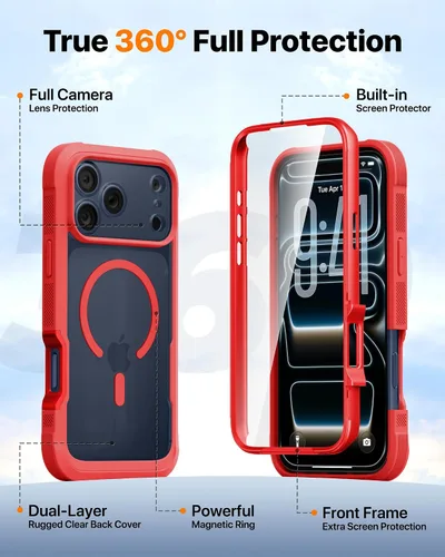 Vista 150 de DIACLARA - Funda transparente compatible con iPhone XR 6.1 pulgadas 2018