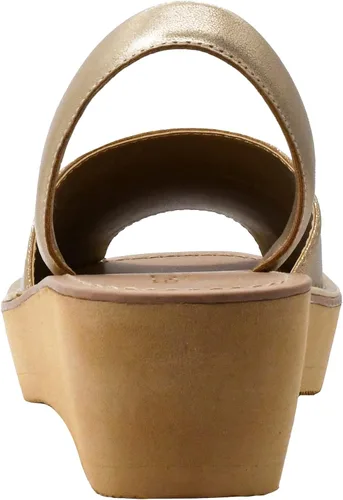 Vista 3 de Kenneth Cole REACTION Sandalia de cuña de cristal fino para mujer