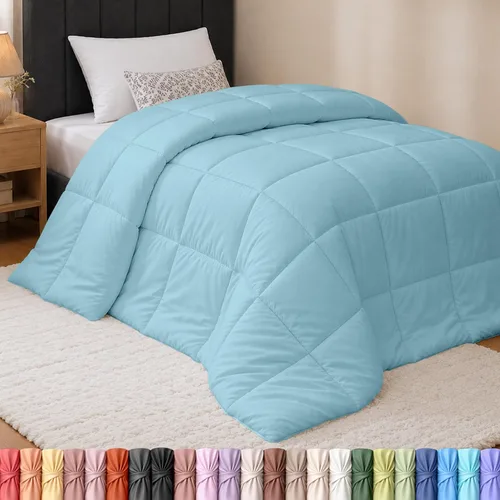 Vista 33 de Utopia Bedding - Juego de edredones de plumón con inserción de edredón acolchado con esquinas y pestañas, edredones alternativos cosidos en caja