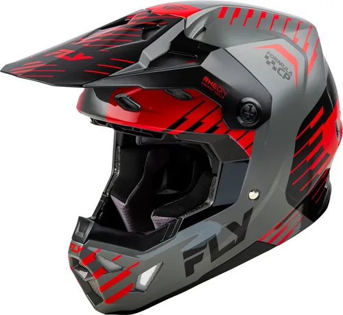 Vista 6 de Casco de motocicleta todoterreno Fly Racing Adult Formula CP Slice MX ATV, aprobado por DOT/FMVSS 218