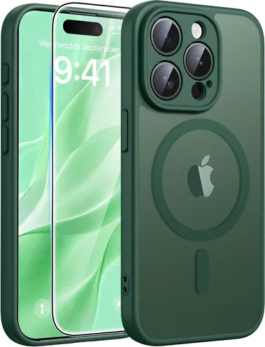 Vista 85 de FNTCASE para Samsung Galaxy Z Fold 7 Estuche Magnético: Funda de Teléfono Celular con Textura Mate Translúcida, Protección contra Caídas de Grado