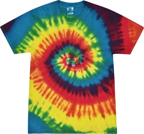 Vista 5 de Colortone Camisetas Tie Dye para Hombre y Mujer - Camisetas de manga corta unisex Tie-Dye para adultos Acadia