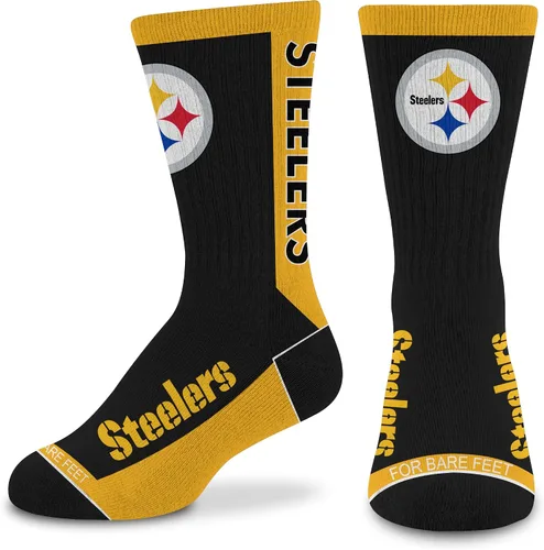 Vista 38 de For Bare Feet NFL - Calcetines unisex para niños de la NFL Mvp Crew
