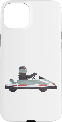 Vista 9 de Funda para iPhone 16 Go Kart Racing Race Track
