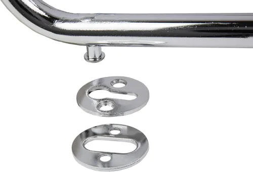 Vista 4 de Raider 19-610 Deluxe Cromo 5-3/4" Ancho Rueda Calzo para Motocicletas, Ciclomotores, Remolques