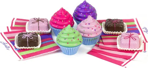 Vista 5 de Juego de servicio de 47 piezas de Sophia's con deliciosos postres para muñecas de 18 pulgadas, multicolor