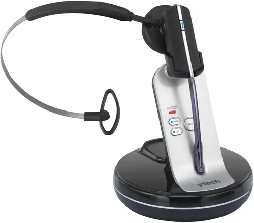 Vista 4 de VTech VH6210 Softphone Compatible Convertible DECT Office Auriculares inalámbricos para teléfonos de escritorio de negocios