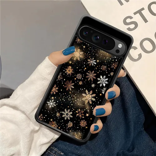 Vista 1132 de Compatible con Google Pixel 4A 5G Mobile Case Creative Acrylic Panel trasero Silicona Protección Grip especialmente diseñado para Google Pixel 4A 5G
