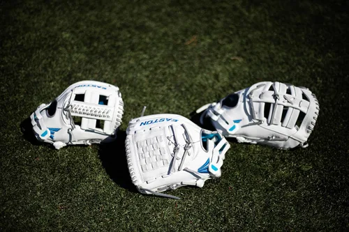 Vista 6 de Easton GHOST NX Fastpitch Softball Glove 12 pulgadas Basket Web Lanzamiento a mano izquierda