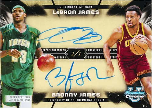 Vista 8 de Bowman Chrome Caja de baloncesto universitario 2023/24, 7 paquetes por caja