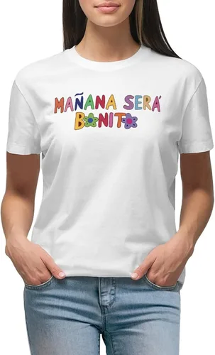 Vista 3 de T-Shirts Women Casual Tee Funny Graphic T Shirt Crewneck Tshirt Summer Tops