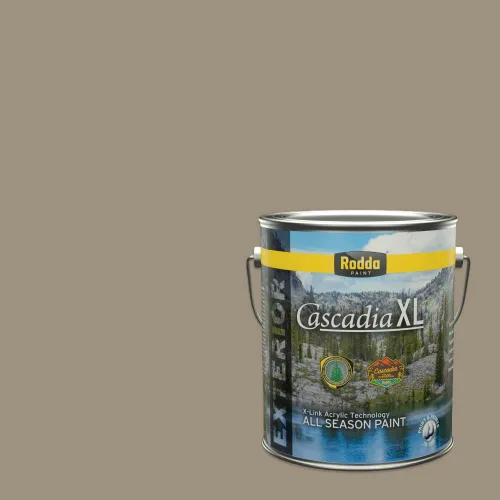 Vista 75 de Rodda Paint CASCADIA XL Pintura e imprimación satinada exterior en uno, cuarto de galón, resistencia industrial