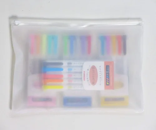 Vista 6 de Zebra mildliner Highlighter Pen Set, 20 Pastel Color Set