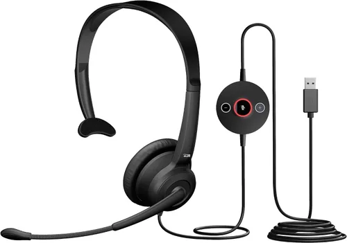 Vista 8 de Cyber Acoustics Auriculares estéreo (AC-204), estéreo de 0.138 in y adaptador Y, hogar, aula escolar K12 y educación
