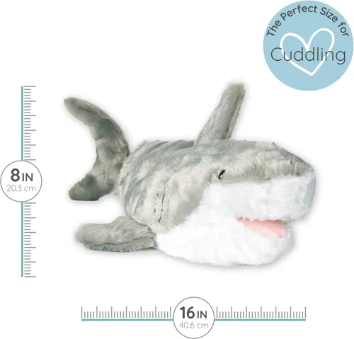 Vista 5 de Warm Pals Samuel Shark, felpa pesada para microondas, calentada para mayor