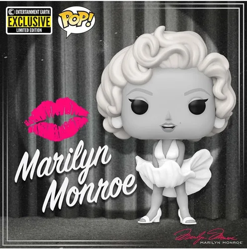 Vista 3 de Figura de vinilo Pop en blanco y negro de Marilyn Monroe - Exclusivo de EE