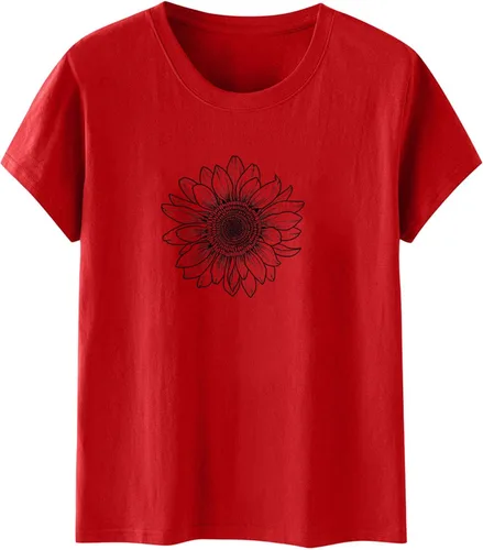 Vista 17 de Camiseta con estampado de animales para mujer, camiseta de libélula divertida, linda camiseta de manga corta, blusa de primavera 2023, camisas