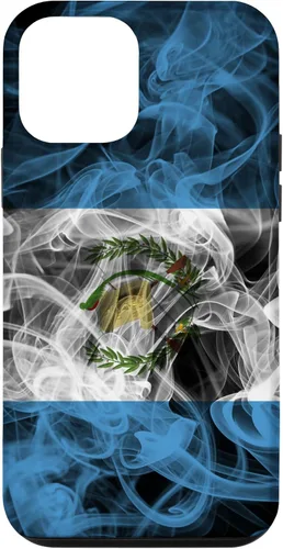 Vista 16 de Funda para iPhone 17 con diseño de bandera de Guatemala con estética ahumada