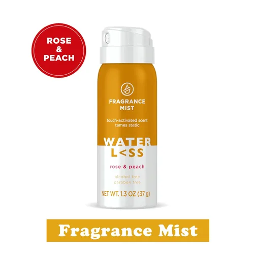 Vista 10 de Waterless Fragancia en niebla rosa y durazno de 1.3 onzas, sin sulfato, para todo tipo de cabello