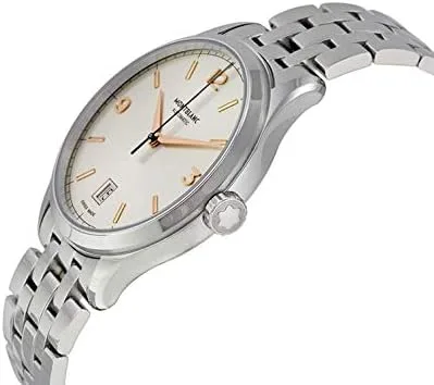 Vista 3 de Montblanc Heritage Chronometrie Reloj automático para hombre 112519, Blanco, Moderno