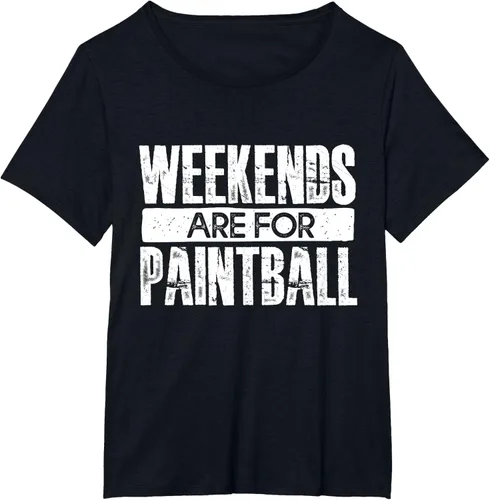 Vista 19 de Weekends Are For Paintball - Camiseta de paintballer, Negro
