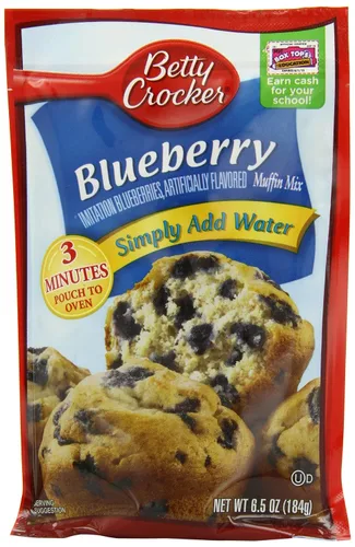 Vista 12 de Betty Crocker Mezcla de muffins de nuez de plátano, hecha con nueces, 6.4 oz.