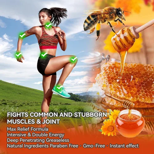 Vista 6 de Zealand Bee Venom - Suero profesional para tratar las articulaciones, los músculos y los huesos, alivio eficaz calmante para espalda, cuello, manos