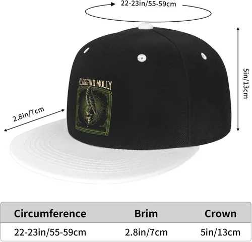 Vista 5 de SKYJUNOJN Mens Woman Adjustable Size Baseball Hat Music Festival Fashion Cap