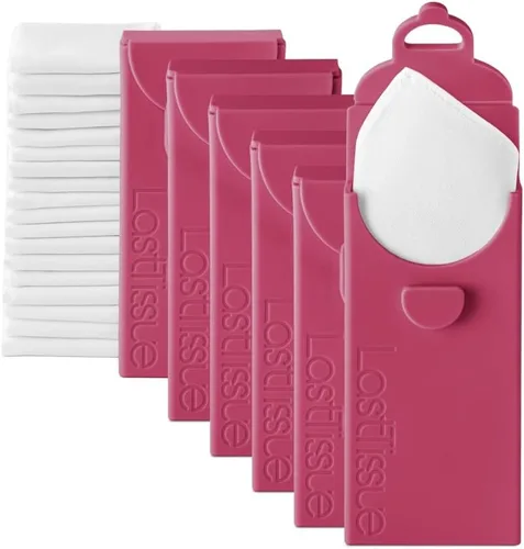 Vista 8 de LastTissue® Paquete de pañuelos de algodón reutilizable Toallas faciales y pañuelos para hombres y mujeres – Pañuelo facial lavable y sostenible