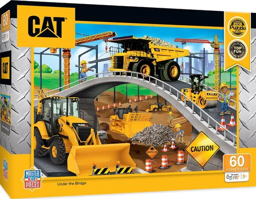Vista 8 de MasterPieces Caterpillar - Building Time - Rompecabezas de 100 piezas