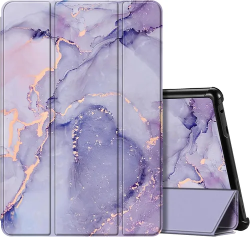 Vista 15 de Fintie Funda delgada para tableta Fire HD 10 (13ª generación, versión 2023) – Funda rígida de triple pliegue ligera con función de encendido