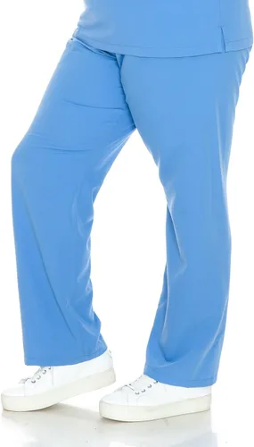 Vista 4 de HUMBLE Scrubs Pantalón Cordón Mujeres Pierna Recta Uniforme Médico