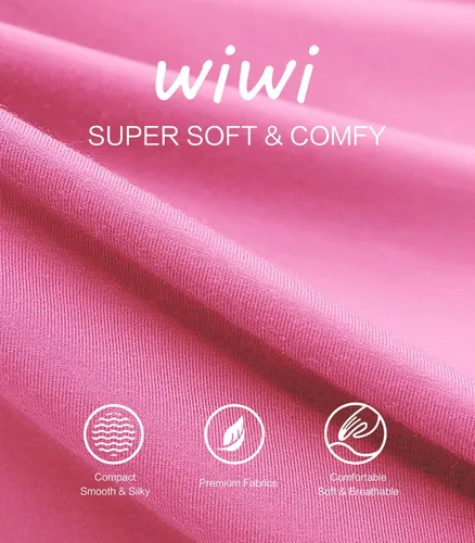 Vista 5 de WiWi Bamboo Viscose Pajamas for Women Soft Sleeveless Tank Top with Shorts Pajama Sets Scoop Neck Lace Hem Sleepwear S-4X