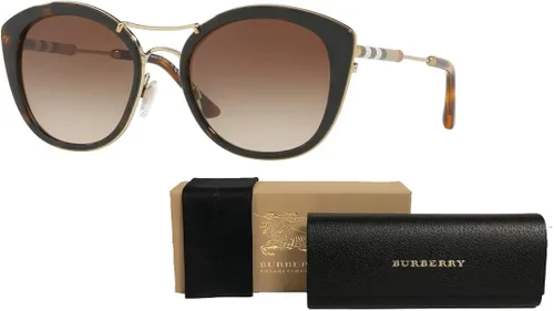 Vista 3 de BURBERRY BE4251Q - Gafas de sol redondas para mujer + paquete con kit de cuidado de gafas de cortesía de Designer iWear
