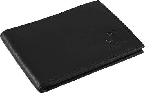 Vista 8 de BULL GUARD Cartera delgada de cuero con bolsillo frontal para hombre, negro (Nappa Black), Minimalista