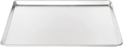 Vista 7 de Restaurantware Met Lux - Sartén industrial para hornear de 26 x 18 pulgadas, 1 sartén de panadería de tamaño completo, bordes con bordes que