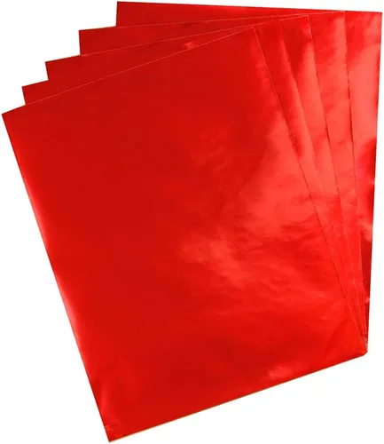 Vista 13 de Hygloss Papel de aluminio metálico para artes y manualidades, actividades de aula y artistas, decoración de fiestas o vacaciones, 8.5 x 11 pulgadas