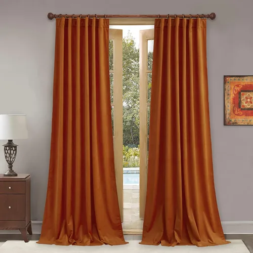 Vista 43 de StangH Cortinas 100% opacas, color beige, terciopelo suave y grueso, cortinas para ventana de dormitorio, forro blanco, cortinas con aislamiento
