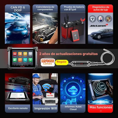Vista 7 de Autel Scanner MaxiSys Elite 2 PRO MV105S: J2534 Programación como Ultra MS909