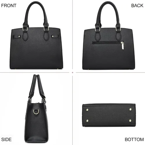 Vista 4 de Carteras y bolsos para mujer, bolso de mano de moda con asa superior