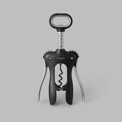 Vista 3 de Rabbit Bar Tools Sacacorchos Classic Wing, Plata, 1 EA