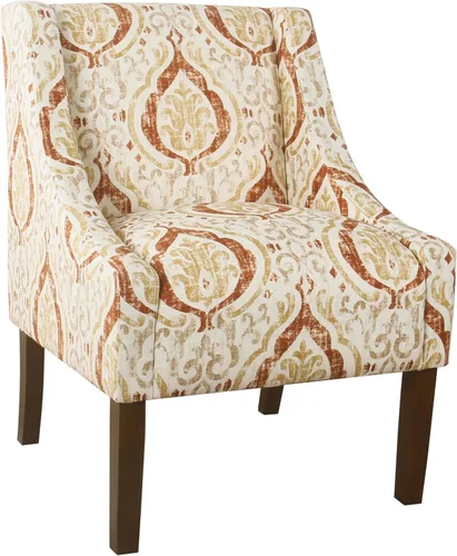 Vista 24 de HomePop Swoop - Silla de sala de estar con apoyabrazos, terciopelo gris